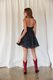 Bella Strapless Babydoll Mini Dress
