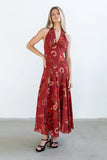 Tracey Halter Maxi Dress