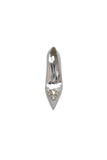 Stunning Pointed Toe Glitter High Heels With Rhinestone