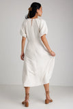 Maeve Midi Dress in Cream FINAL SALE