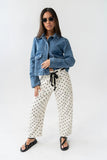 PREORDER Priya Polka Dot Barrel Jeans
