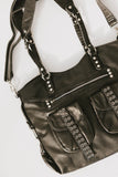 Lennox Studded Faux Leather Tote FINAL SALE