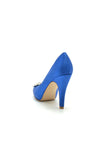 Champagne Satin High Heels with Crystal Flower Ornament
