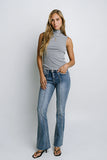 Eliza Studded Flare Jeans