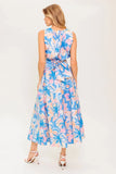 SUMMER HARMONY TIE TOP SKIRT SET POWDER BLUE FINAL SALE