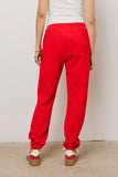 Out Of Office Sweatpants in Red FINAL SALE