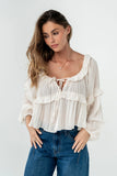 Mina Sheer Blouse
