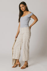 Megan Wide Leg Floral Pants FINAL SALE