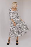Kiran Floral Midi Dress in Cream FINAL SALE