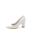 Simple Glitter Pointed Toe Slip on Wedding Shoes