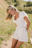 Kaia Button Front Blouse FINAL SALE