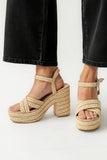 Taylor Raffia Heel