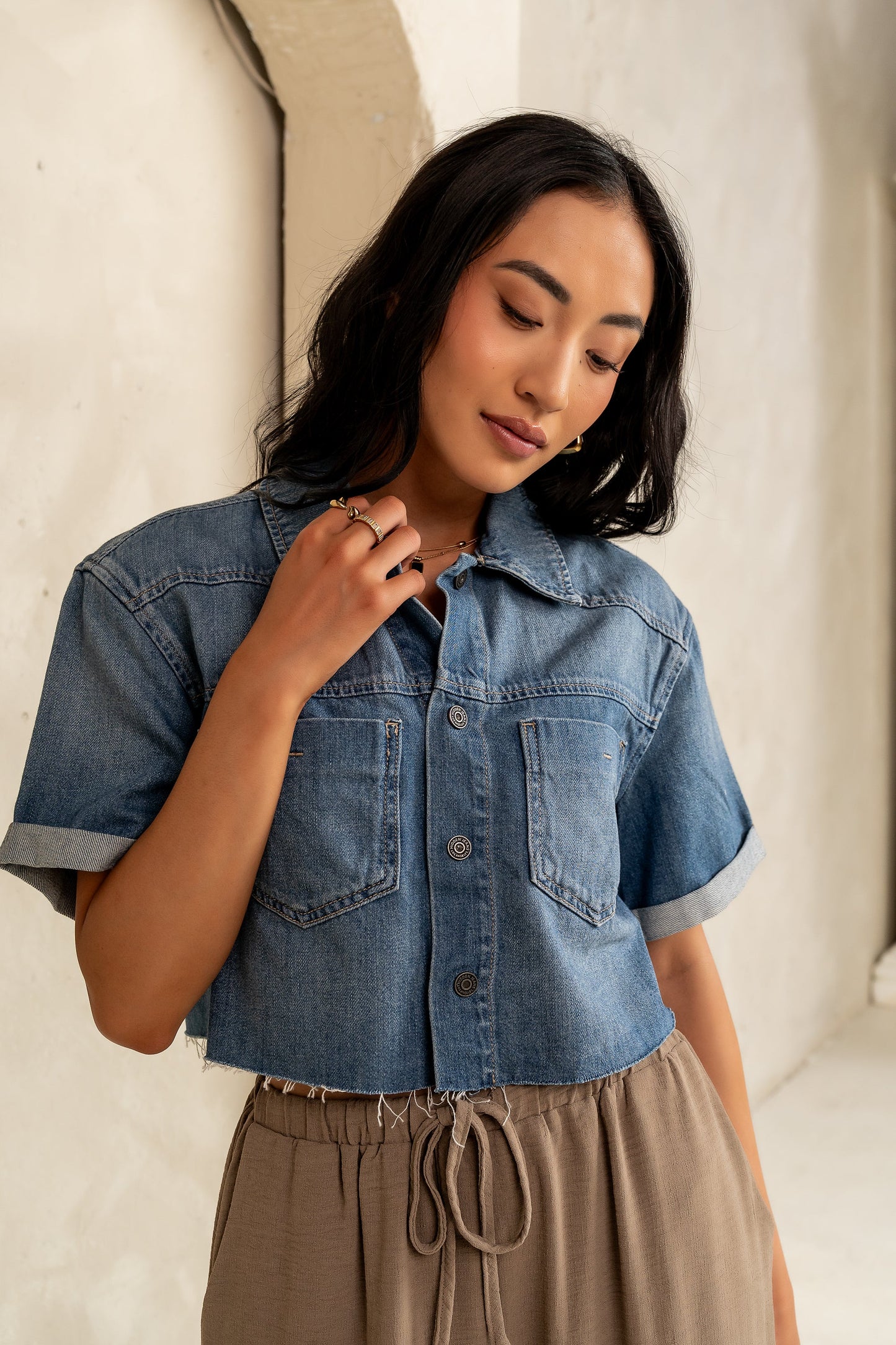 Nina Denim Button Up FINAL SALE