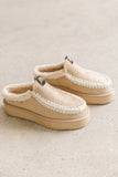 Cecily Platform Slipper in Natural