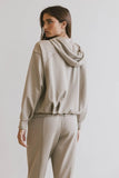 Flow State Pullover Hoodie in Taupe FINAL SALE