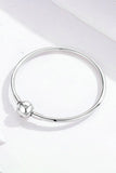 Star Bangle Bracelet In Sterling Silver