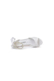 Peep Toe Chunky Heel Sandals with Buckle Straps