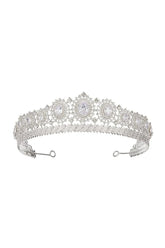 Silver Rhinestone Queen Crown