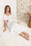 SUNNYSIDE LANE EMBROIDERED MIDI DRESS