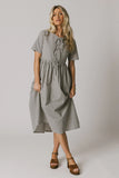 Narla Striped Maxi Dress in Navy FINAL SALE