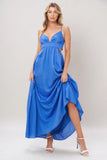 AZURE TEMPTATION BLUE MAXI DRESS