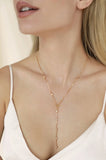 Delicate Celestial Lariat Necklace