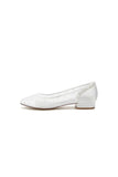 Simple Pointed Toe Mesh Slip on Low Heels