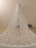 Starfish Lace Cathedral Veil Bridal Veil Wedding Veil