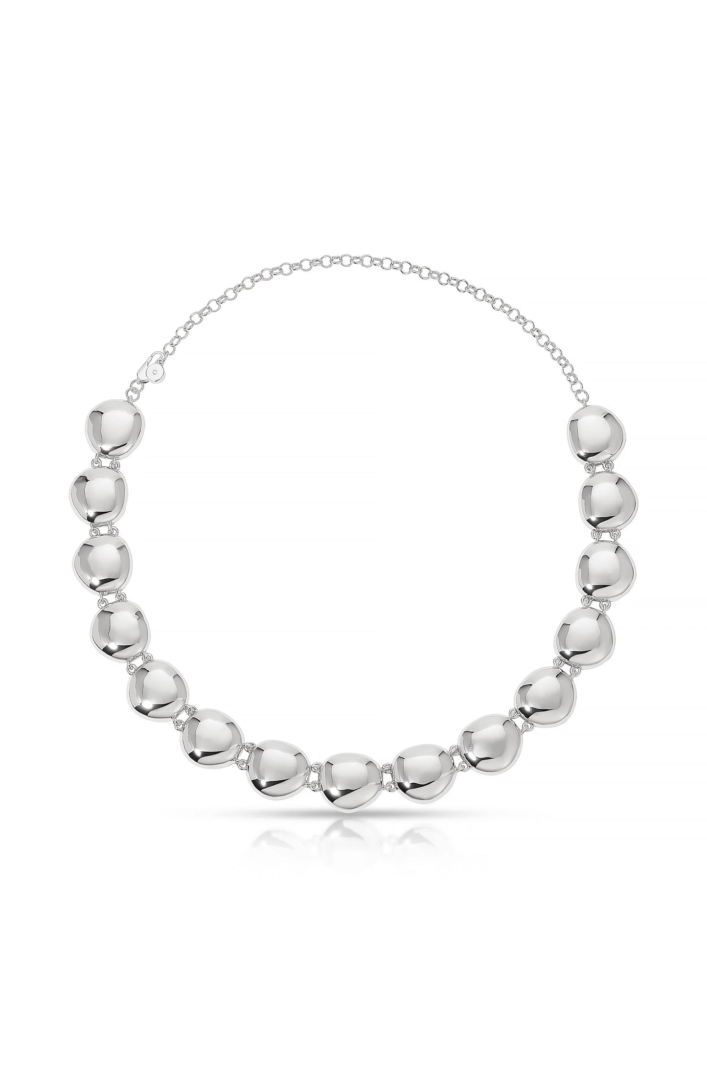 Polished Pebble Choker Necklace