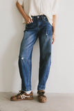 Tara Cuffed Barrel Jeans FINAL SALE