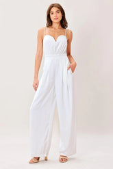 MODERN EASE WHITE JUMPSUIT