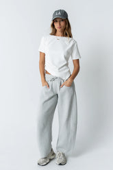 Maribel Barrel Sweatpants in Grey FINAL SALE