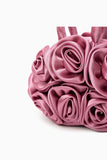 Francine Satin Flower Handbag