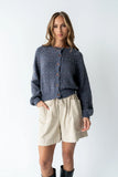 Sophie Knit Cardigan in Navy FINAL SALE