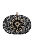 Womens All Over Crystals Sparkly Evening Clutch Bags