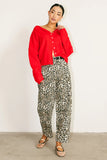 Maci Cardigan in Red