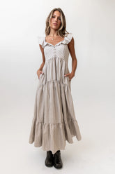 Salome Gingham Maxi Dress FINAL SALE