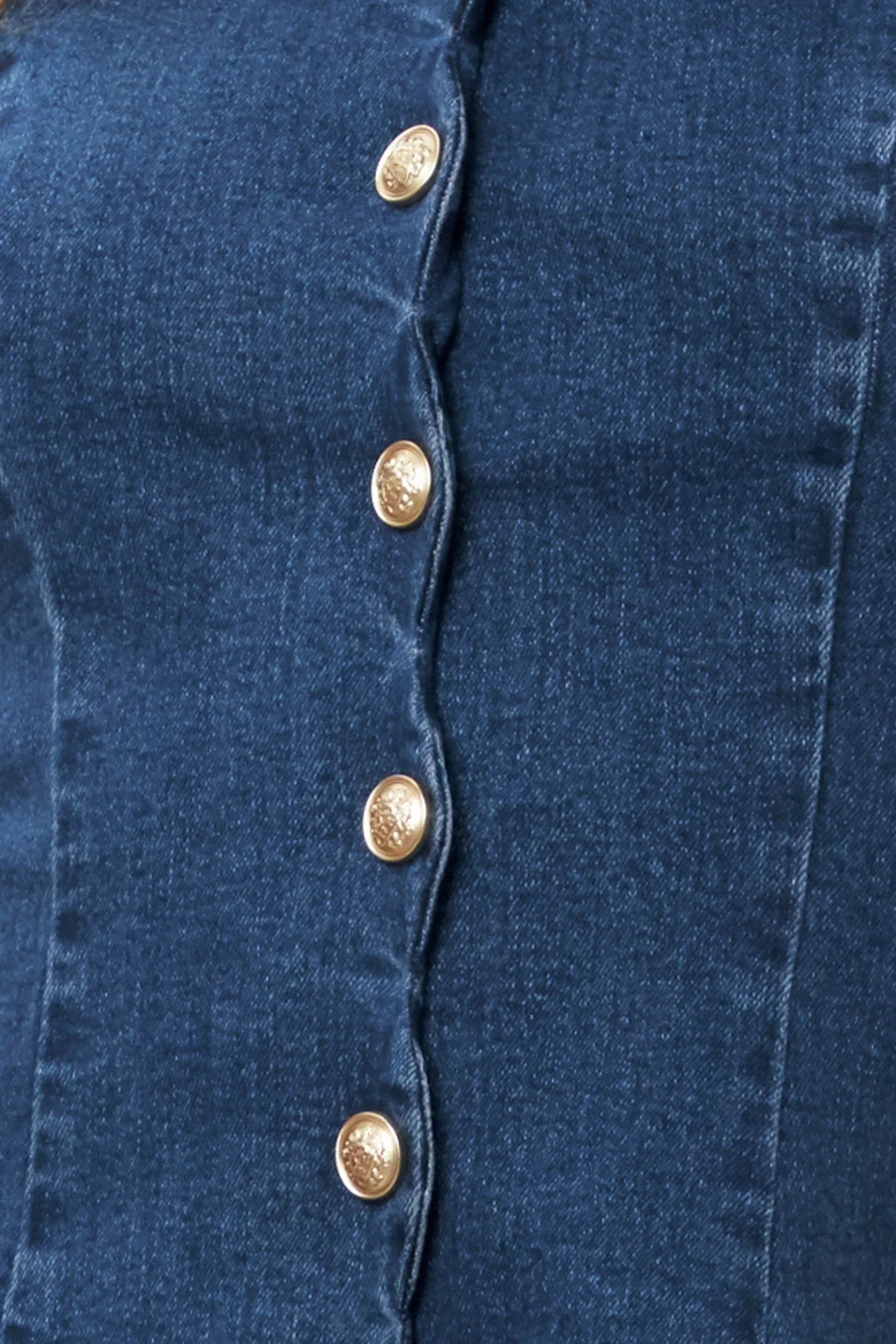 MODERN SWEET DENIM MINI DRESS