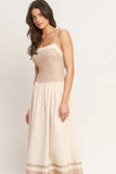 SPRING HARMONY COLOR BLOCKED MIDI DRESS