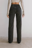 Frank and Oak Courtney Loose Fit Denim in Black FINAL SALE