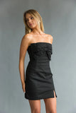 Mina Strapless Bow Bodycon Mini Dress
