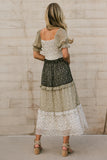 Riann Tiered Midi Dress