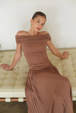 Tassia Drop Waist Maxi Dress