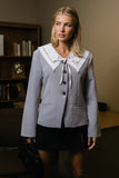 Kalani Collared Blazer in Grey