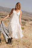 Maria Tulle Midi Dress in Cream FINAL SALE