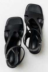 Felipa Block Heels in Black