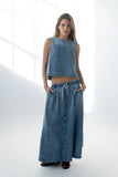 Khloe Denim Maxi Skirt