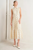 PURELY ROMANTIC LACE MIDI DRESS