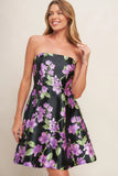GARDEN PARTY CHIC WOVEN MINI DRESS