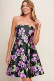 GARDEN PARTY CHIC WOVEN MINI DRESS